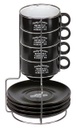 Espresso Mug Set, Set of 4