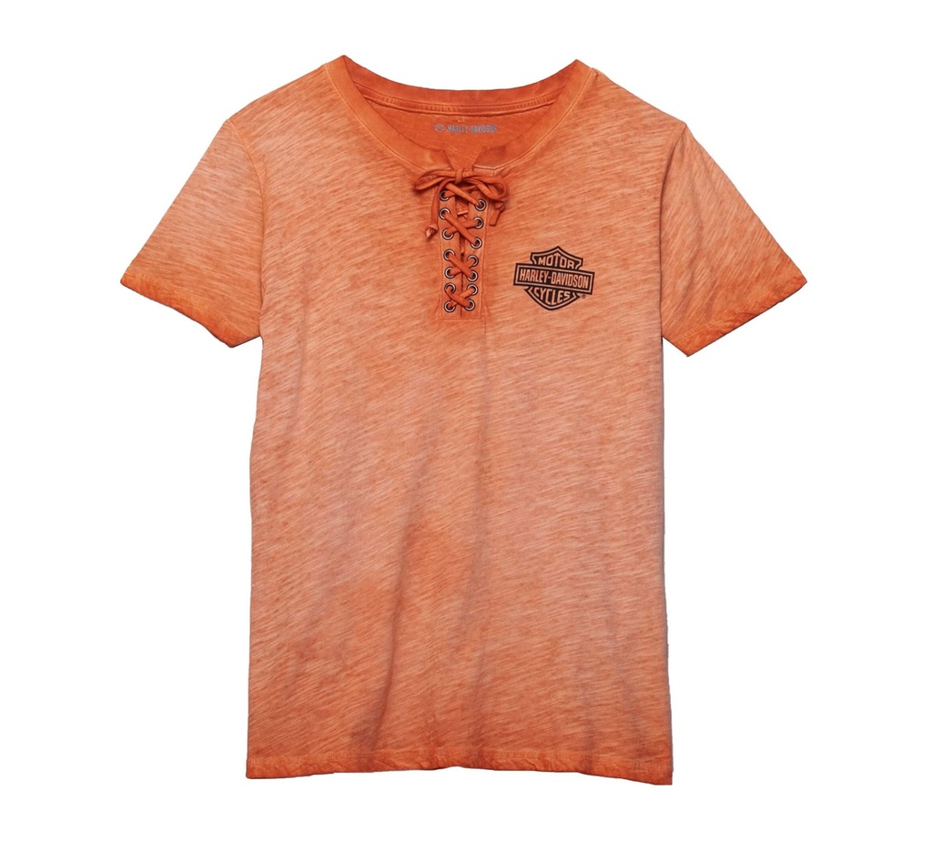 Women's Throttle Lace-up Tee