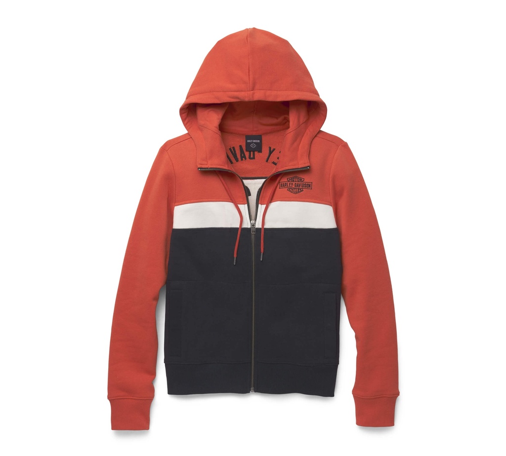 Women's Raceway 03 Colorblock Zip Front Hoodie