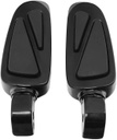 Rear Passenger Footpegs Footrests for Harley