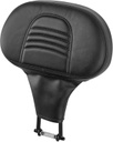 Detachable Adjustable Plug-in Driver Rider Backrest Pad for Harley