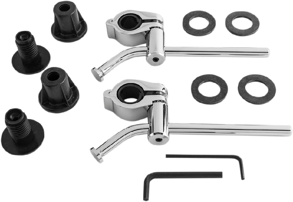 Chrome Hardware Kit for Spitfire, Cobra and Viper Windshields