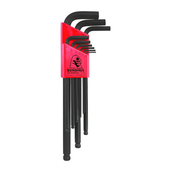 Allen Head/Ball-End Wrench Set, Metric