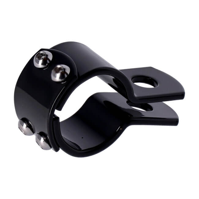 3-Piece Clamp, 1-1/2&quot;, Black Steel