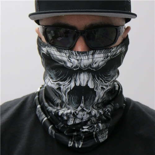 Shredder Skull Neck Gaiter Mask