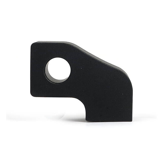 Custom Headlamp Mount Block, Angled, Black