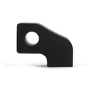 Custom Headlamp Mount Block, Angled, Black