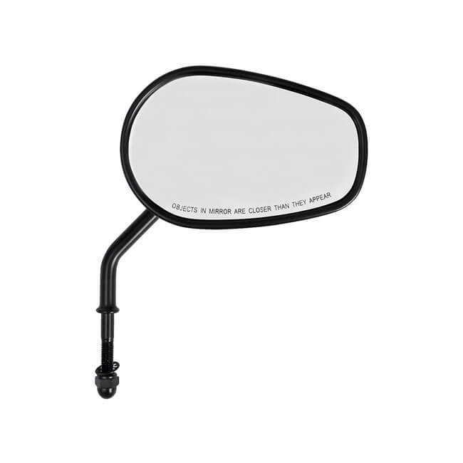 Riptide Tapered Mirror Set, Short Stem, Black