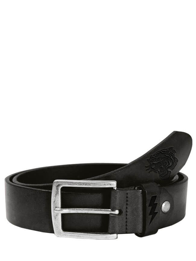 Tiger Leather Belt