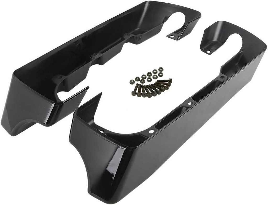 4&quot; Saddlebags Extension for Harley Street Glide Road King Electra-Glide Ultra-Classic 2014-2023, Black
