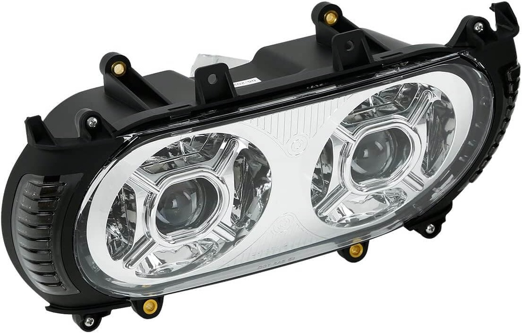 LED Dual Headlight Lamp Projector for HD Touring Road Glide 2015-2023