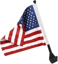 American Flag, Clamp on Tour Pack