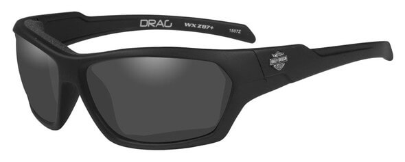 Drag Gasket Sunglasses, Gray Lens / Black Frames