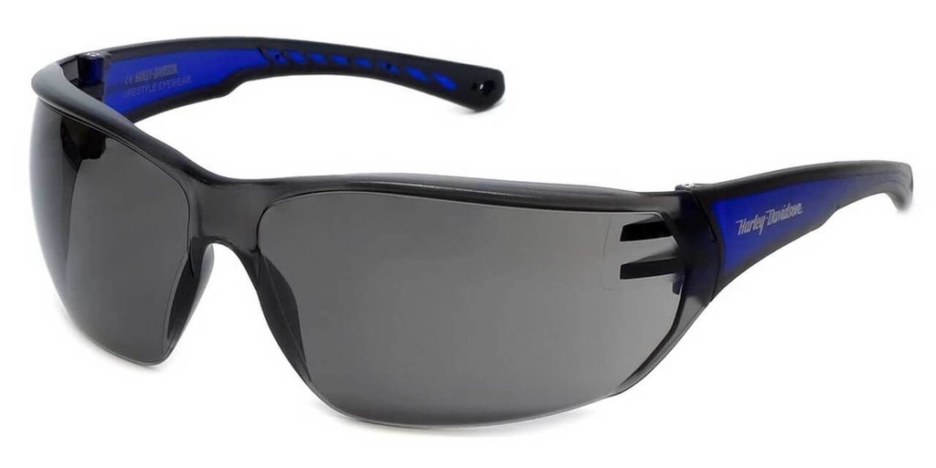 Injected Sunglasses, Blue/Black Frames &amp; Smoke Lenses