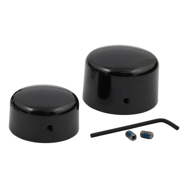 Rear Axle Nut Cap Kit, Black
