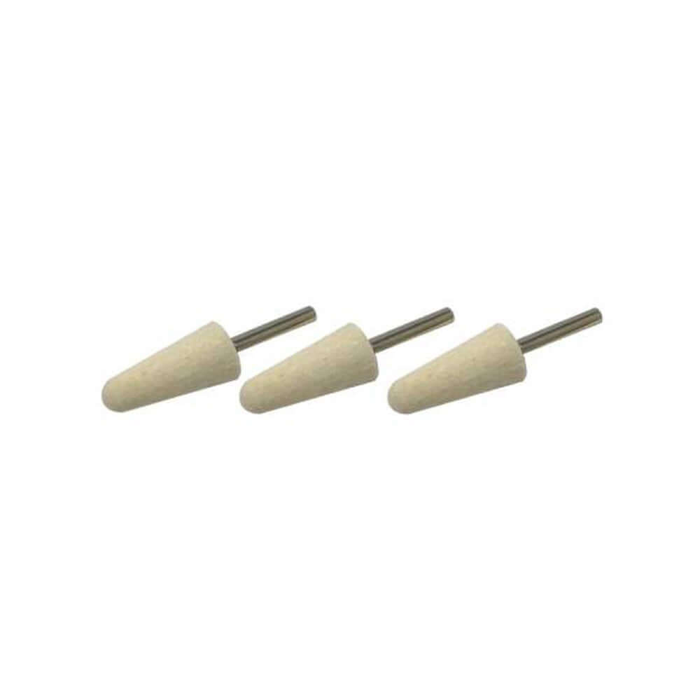 3/4&quot; x 1 1/2&quot; Felt Taper, 3-Pack