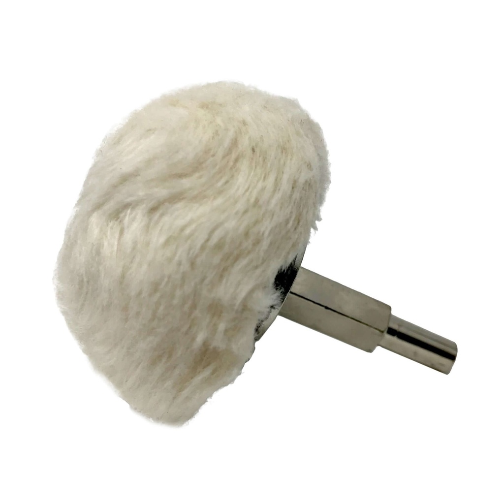 Goblet Buff Round End Shank Mounted, 2"