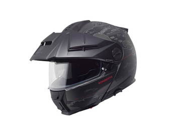 [51-2507-0] Schuberth E2 Atlas (Matt Svart/Rød, XS)