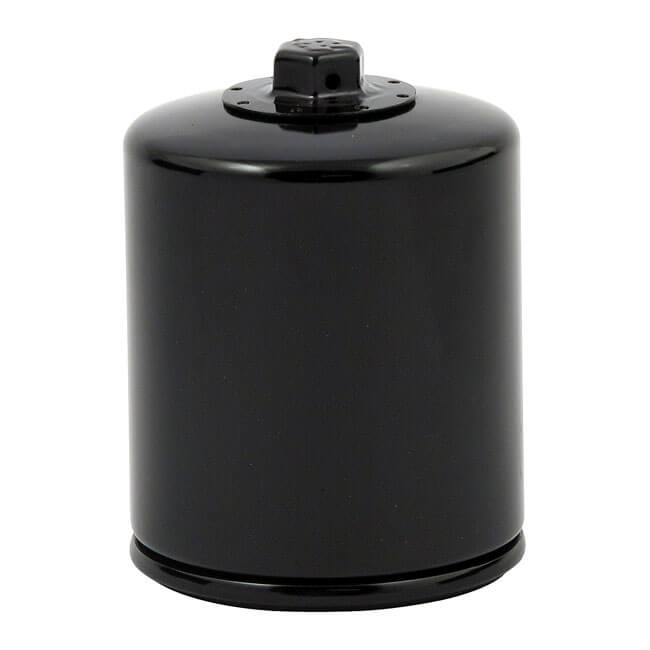 Spin-On Oil Filter With Top Nut, Black
