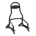 Steel 12 in. Universal Quick Release Passenger Sissy Bar, Thunder Black
