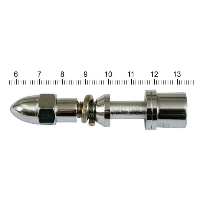 Mirror Adapter M10 to H-D, Chrome