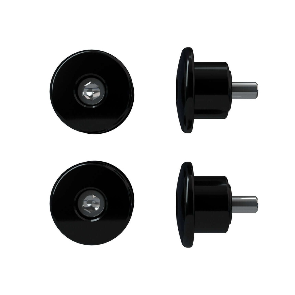 Quick Release Windshield Mounting Spools, Black