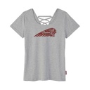Women's Distressed Headdress Tie Back Marl T-Shirt