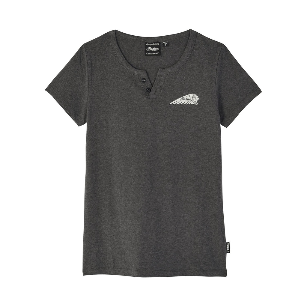 Women's Block IMC Circle Henley T-Shirt