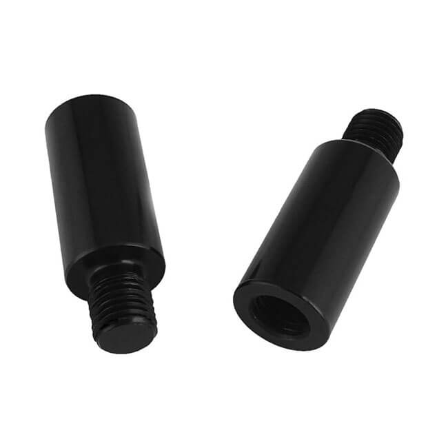 Mirror Extender Adapter Set, 10mm, Black
