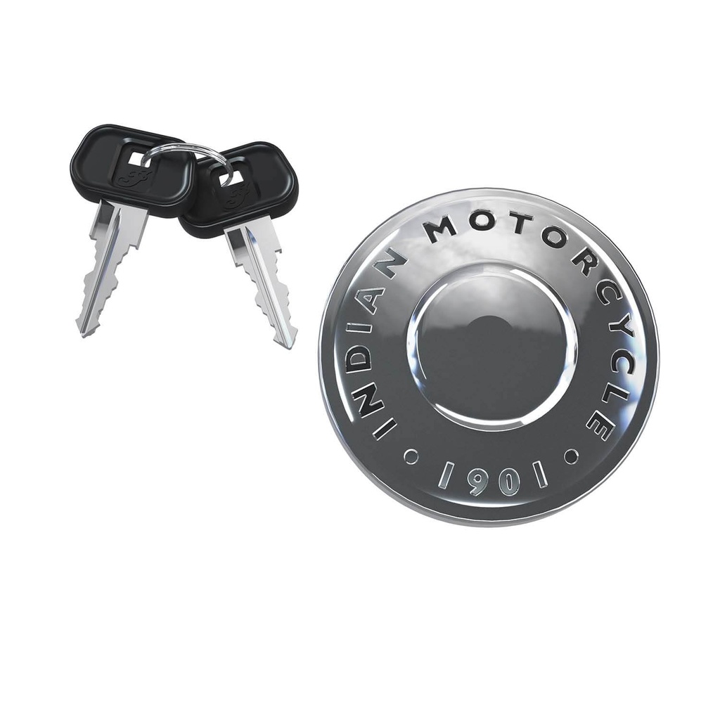 Locking Fuel Cap, Chrome