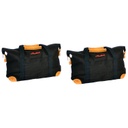 Deluxe Saddlebag Travel Bags in Black, Pair