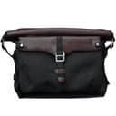 All-Weather Vinyl Messenger Bag with Shoulder Strap