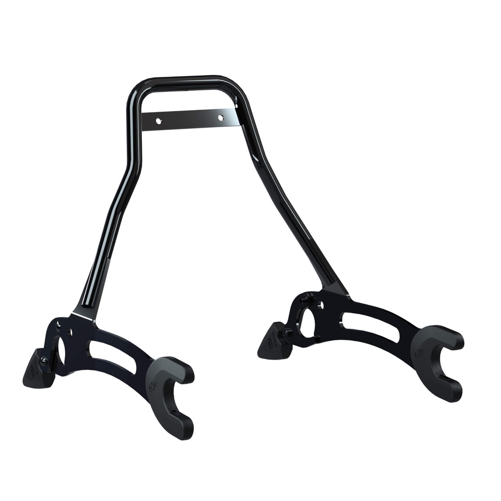 Low Profile Quick Release Passenger Backrest, Black