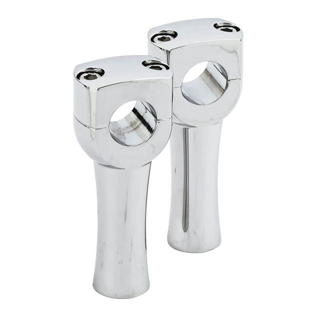 Dighton 4" Domed Risers, Chrome