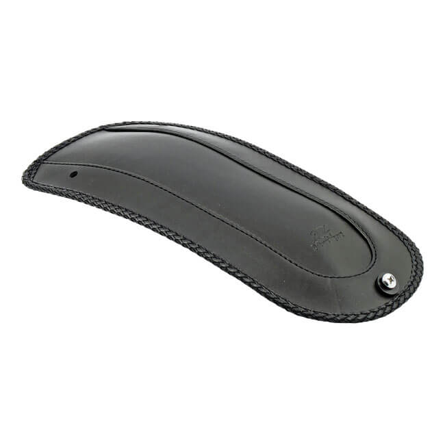 Rear Fender Bib, Plain w/ Braided Edges
