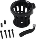 Drink Holder, Perch Mount, Black
