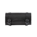 Square Leather Tool Bag, Black