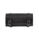 Square Leather Tool Bag, Black