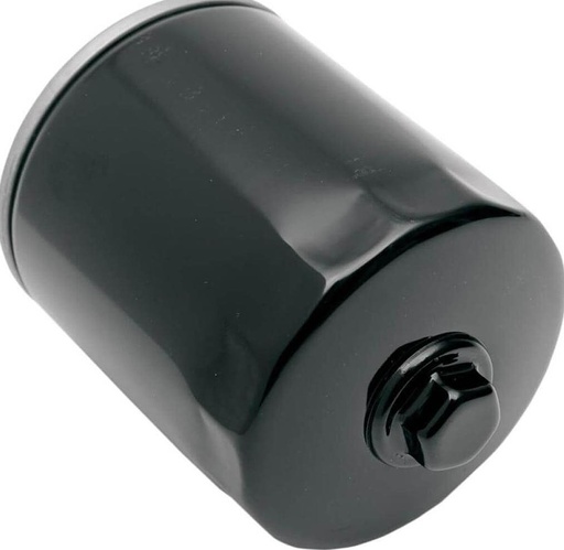 [0712-0021] Oljefilter w/nut for Harley-Davidson Twin Cam, Svart