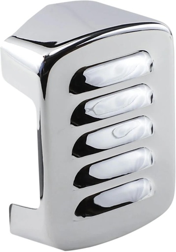[DS-376610] Louvered Coil Cover, Chrome, 65-99 FXST,FX,FXWG
