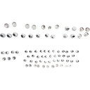 Bolt Cover Kit Standard Chrome, FED 06-12
