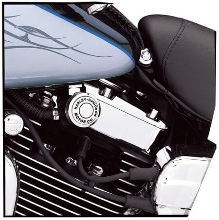 [62863-98] Chrome Fuel Petcock Cover