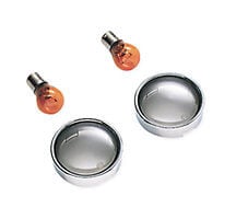 [69753-04] Rear Turn Signal Trim Ring Kit, Bullet