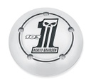 Number One Skull 103 Logo Air Cleaner Trim, Chrome