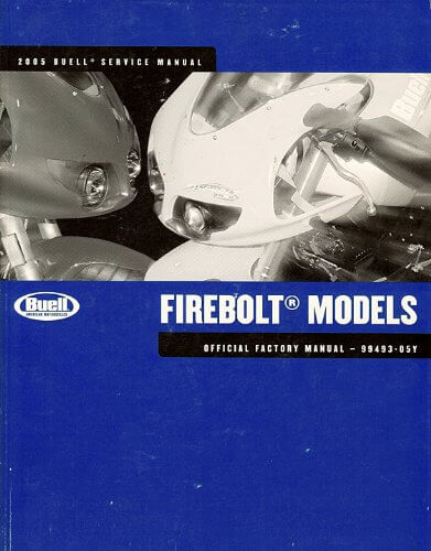[99493-06Y] 2006 Buell Firebolt XB12X Service Manual