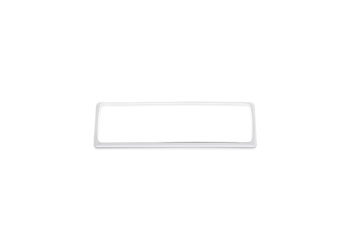 [74596-00] Radio Trim Bezel, Chrome