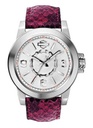 Bulova Fuchsia Textured Leather Strap Wrist Watch