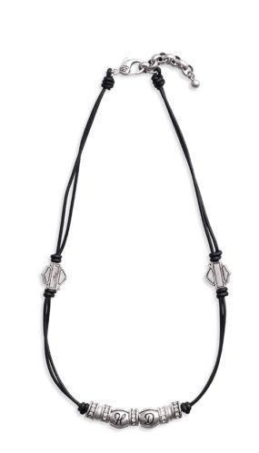 [97819-14VW] Necklace Beaded Black