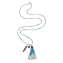 Necklace Turquoise Bead & Charm