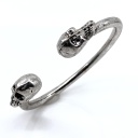 Skull Silver Cuff